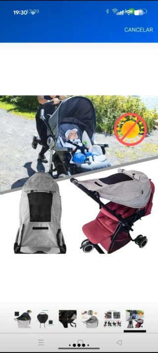 Parasol para carrito de bebé universal