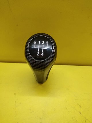 POMO PALANCA CAMBIO BMW E46 E60 E90 NEGRO CARBON 5