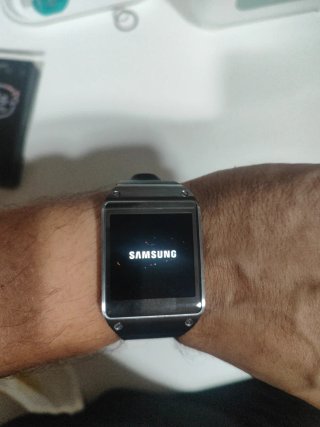 Reloj Samsung Gear Negro/Plateado