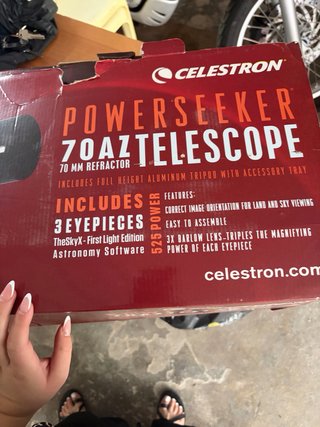 Telescopio Powerseeker con lentes