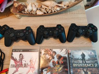 Pack PS3 Slim 500GB + 3 Mandos + 12 Juegos