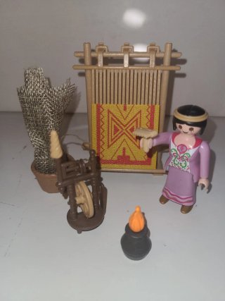 Lote 103. Playmobil Hilandera