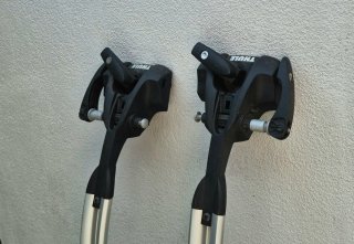 2 Portabicicletas Tules para anclaje en horquilla