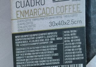 Pack 2 Cuadros Decorativos Coffee