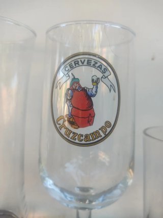 Confezione di 5 Bicchieri Cruzcampo