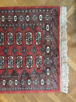 Alfombra Bukhara Bokhara 300x82 cm hecha a mano