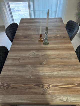 Mesa de comedor extensible 160x90