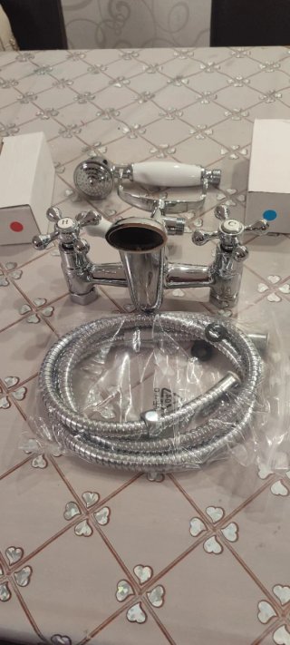 Rubinetto Bagno Gruppo Vasca Argento Bianco