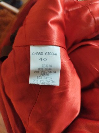 Vestido de fiesta Charo Azcona
