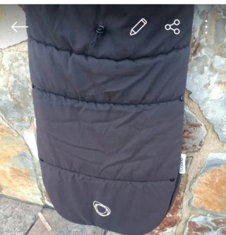 Saco Bugaboo Negro. Excelente estado