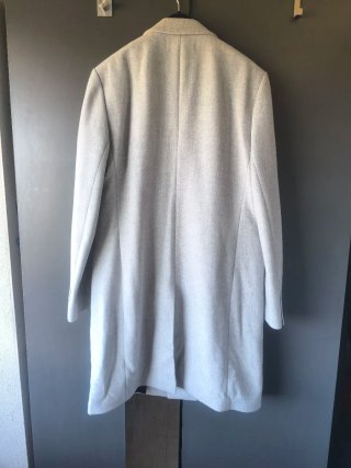 Abrigo Zara Gris Hombre