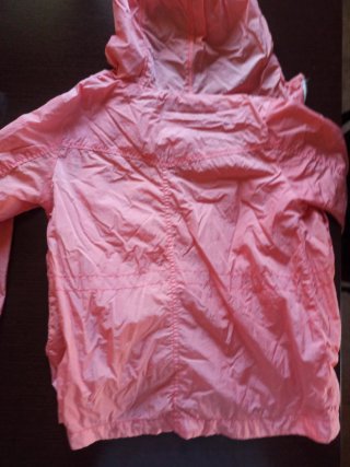 Parka Zara Kids niña entretiempo rosa talla 7-8