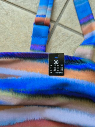 Bañador Etam estampado multicolor talla 38