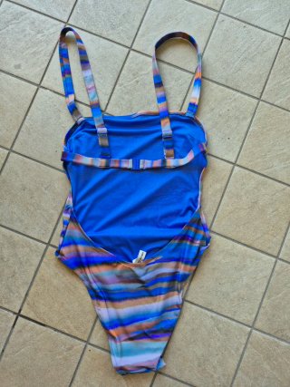 Bañador Etam estampado multicolor talla 38