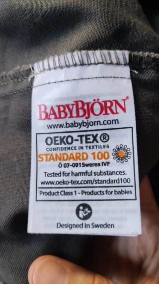 Hamaca BabyBjörn Bliss Gris Antracita