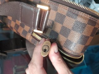 Borsa Dorsoduro Louis Vuitton in damier ebene