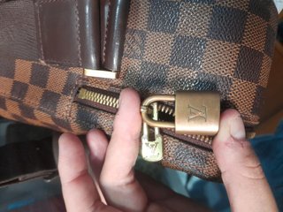 Borsa Dorsoduro Louis Vuitton in damier ebene