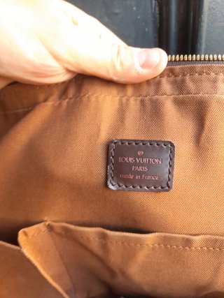 Borsa Dorsoduro Louis Vuitton in damier ebene