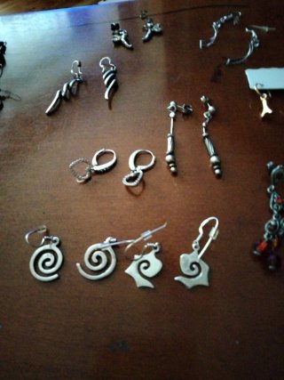 Lote de pendientes variados