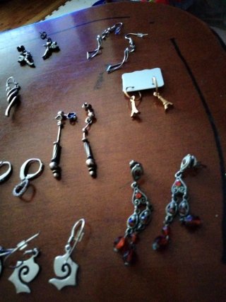 Lote de pendientes variados