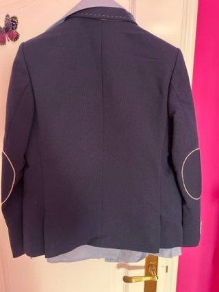Traje completo niño azul y marrón