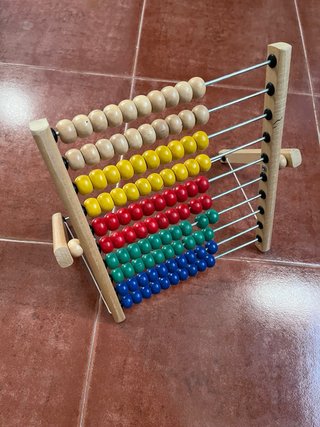 Ábaco de madera Ikea