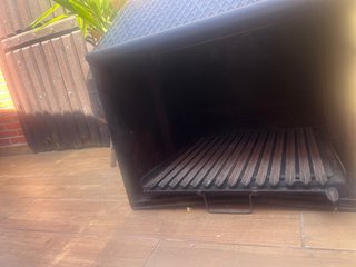 Barbacoa de hierro 70x70 cm