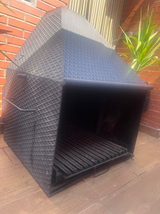 Barbacoa de hierro 70x70 cm