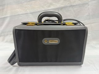 Maletín rígido vintage Samsonite gris