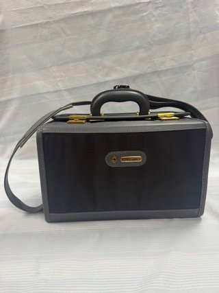 Maletín rígido vintage Samsonite gris