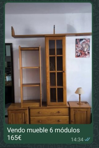 Mueble de salón 6 módulos