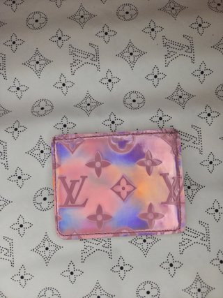 Portacarte Louis Vuitton Rosa vernice