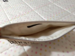 Bolsito/Cartera Verano Beige y Gris