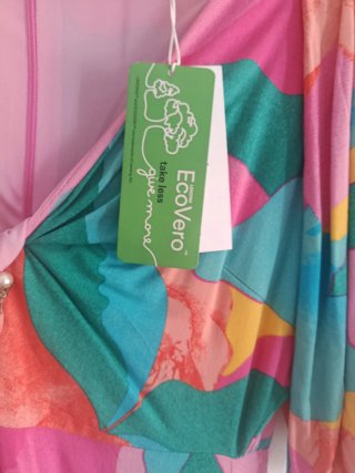 Vestido Vila largo estampado