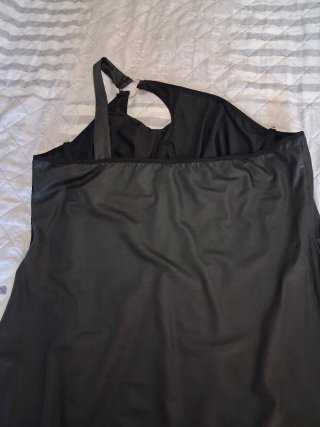 Vestido Negro Largo Sexy Talla 3XL