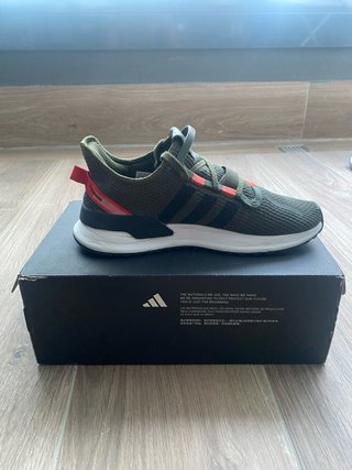 Zapatilla Adidas running hombre verde/rojo