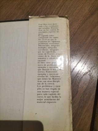 Libro calculo diferencial N.PISKUNOV inpreso Moscu