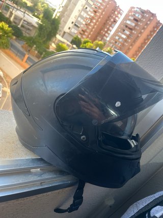 Casco de moto SMK negro