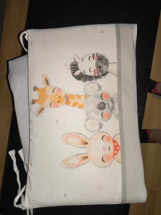 Cuna IKEA Sundvik + Colchón Ecus Kids + Ropa Cuna