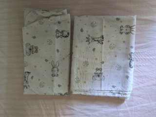 Cuna IKEA Sundvik + Colchón Ecus Kids + Ropa Cuna