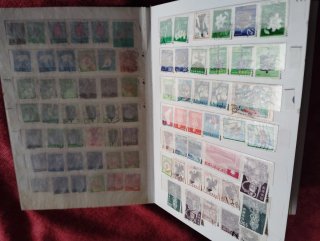 Album di francobolli antichi di vari paesi. Oltre 1000 francobolli
