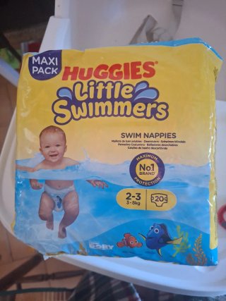 18 Pañales Huggies Little Swimmers Talla 2-3