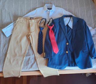 TRAJE NIÑO COMUNIÓN TIZZAS: PACK COMPLETO