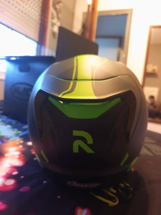 Casco HJC RPHA 12 Lawin Negro/Fluor