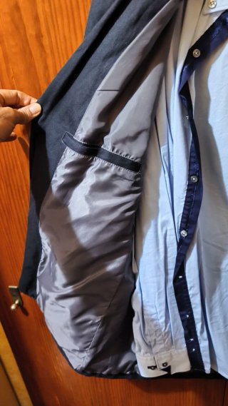 Americana informal Azul oscuro