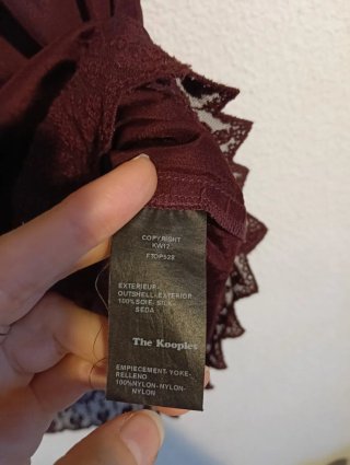 Blusa de seda The Kooples