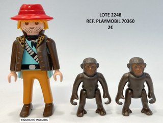 Lote 2248 2816 3479 6200 Playmobil Animales