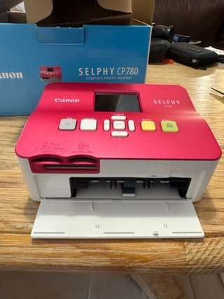 Canon SELPHY CP780 Rosa + Caja + 36 Fotos