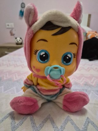 Muñeca Bebé Llorón Lena + Minnie