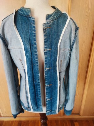 Cazadora vaquera azul